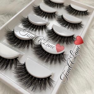 5pairs wispy Angel fur mink false eyelashes Lashes